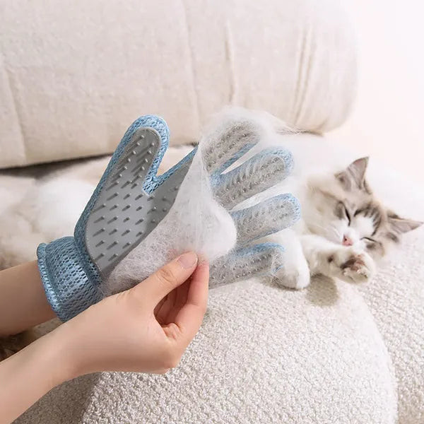 2-in-1 Deshedding Grooming Glove for Dogs & Cats – Pawy product photo 4
