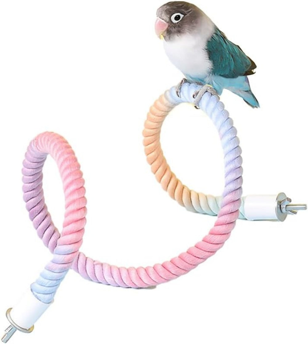 Colorful Rope Perch for Bird Cages – Pawy product photo 8