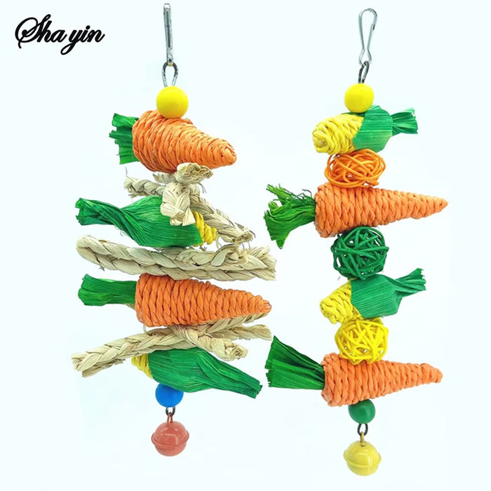 Hanging Chew Perch Toy for Parrots & Birds – Pawy product photo 1