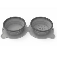 Foldable Silicone Double Feeding Bowl for Dogs & Cats – Pawy product photo 5