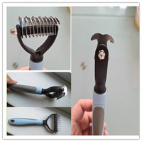 Double-Sided Deshedding Rake Comb – Pawy product photo 6