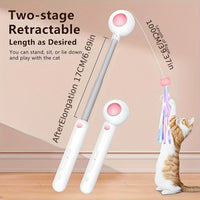 Retractable Feather Cat Teaser Wand – Pawy product photo 4