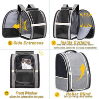 Bubble Window Travel Backpack Carrier for Cats & Dogs – Pawy product photo 2