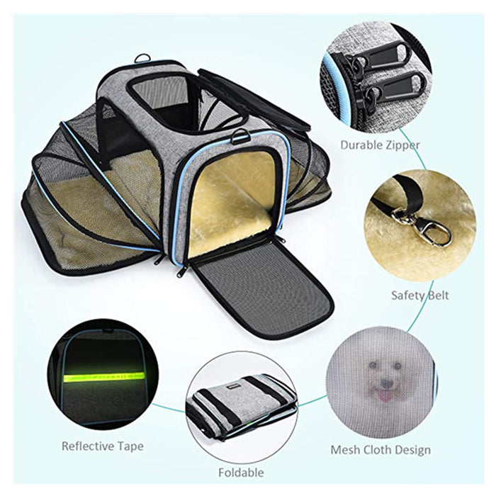 Airline-Style Expandable Soft Pet Carrier – Pawy product photo 1