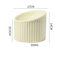 Anti-Vomit Tilted Ceramic Cat Bowl – Pawy product photo 6
