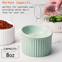 Anti-Vomit Tilted Ceramic Cat Bowl – Pawy product photo 5