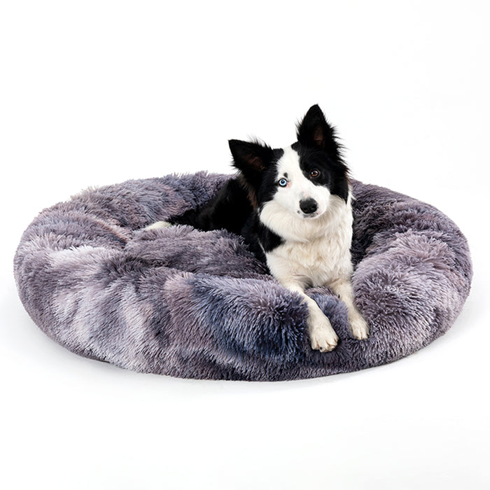 Fluffy Donut Calming Dog Bed – Pawy product photo 1