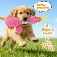 Crinkle Duck Puppy Teething Toy – Pawy product photo 6