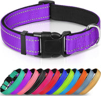 Adjustable Reflective Nylon Webbing Dog Collar – Pawy product photo 6