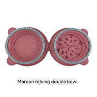 Foldable Silicone Double Feeding Bowl for Dogs & Cats – Pawy product photo 4