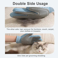 2-in-1 Deshedding Grooming Glove for Dogs & Cats – Pawy product photo 3