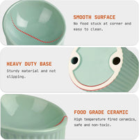 Anti-Vomit Tilted Ceramic Cat Bowl – Pawy product photo 3