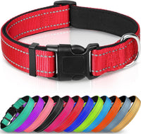 Adjustable Reflective Nylon Webbing Dog Collar – Pawy product photo 8