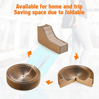 Collapsible Cardboard Scratcher Lounge Bed for Cats – Pawy product photo 2