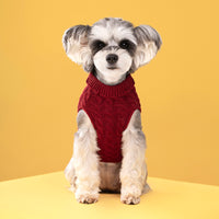Classic Cable-Knit Sweater for Dogs & Cats – Pawy product photo 2