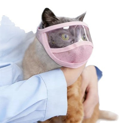 Cat Anti-Bite Transparent Mesh Muzzle – Pawy product photo 7