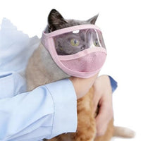Cat Anti-Bite Transparent Mesh Muzzle – Pawy product photo 7