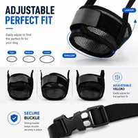 Breathable Air-Mesh Dog Muzzle – Pawy product photo 5
