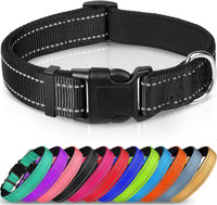 Adjustable Reflective Nylon Webbing Dog Collar – Pawy product photo 7