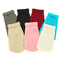 Classic Cable-Knit Sweater for Dogs & Cats – Pawy product photo 4