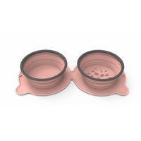 Foldable Silicone Double Feeding Bowl for Dogs & Cats – Pawy product photo 2
