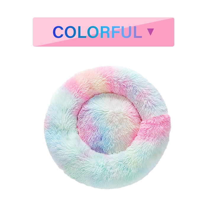 Fluffy Donut Calming Dog Bed – Pawy product photo 2
