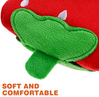 Plush Strawberry Puppy Teething Toy – Pawy product photo 7