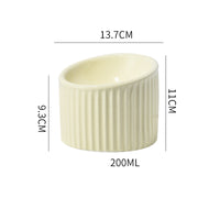 Anti-Vomit Tilted Ceramic Cat Bowl – Pawy product photo 7