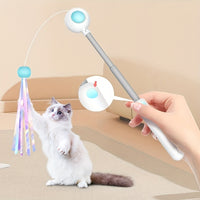 Retractable Feather Cat Teaser Wand – Pawy product photo 7
