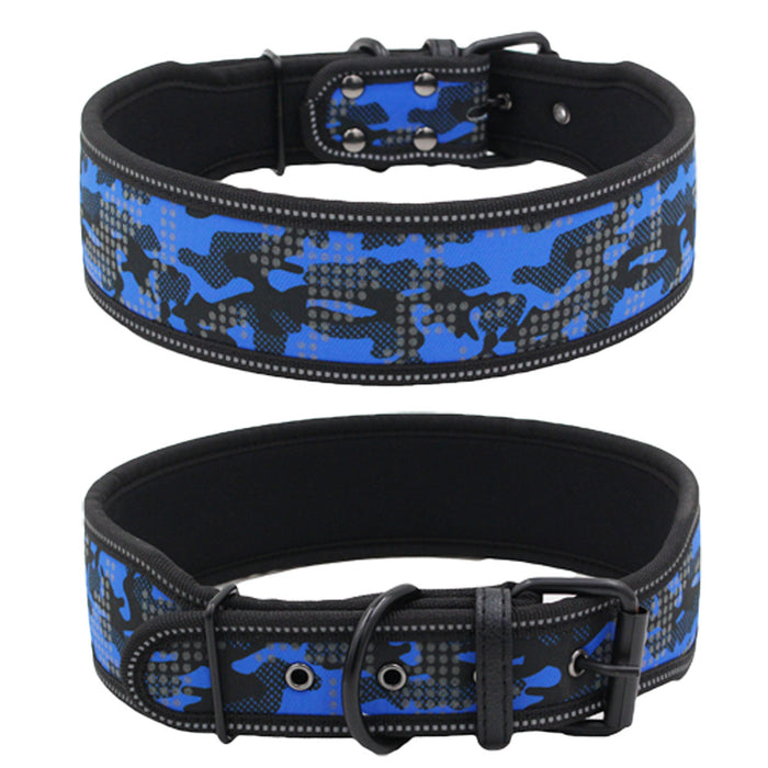 Reflective Camo Adjustable Dog Collar – Pawy product photo 1