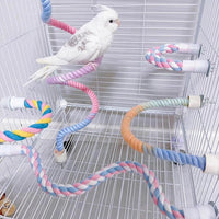 Colorful Rope Perch for Bird Cages – Pawy product photo 1