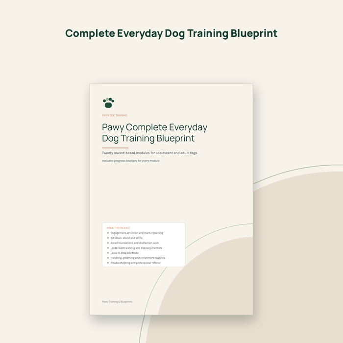 Pawy Complete Everyday Dog Training Blueprint