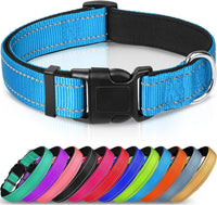 Adjustable Reflective Nylon Webbing Dog Collar – Pawy product photo 3